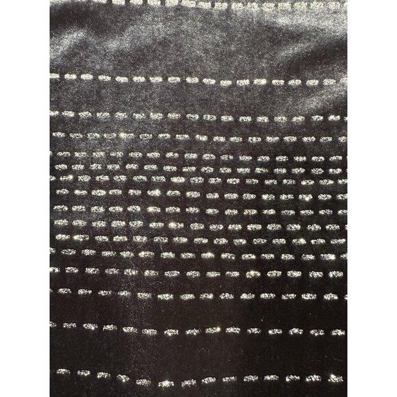 Vintage Y2K Morgan and Co Dress Womens 11/12 Gray Velvet Maxi Whimsigoth Hoco‎ - Picture 10 of 13